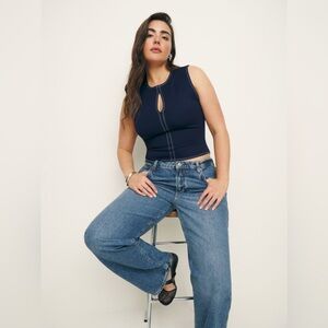 Reformation Carsyn Knit Top